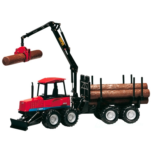 Tractor  forwarder with trailer Valmet 860 273