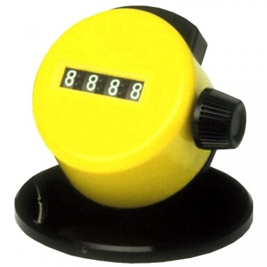 Manual counter with plastic screw-on leg 4018
