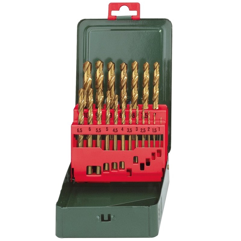 Metal drill set HSS-TIN 19 pcs.