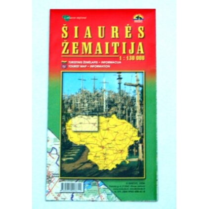 Folding map "Šiaurės Žemaitija" Folding map "Šiaurės Žemaitija"