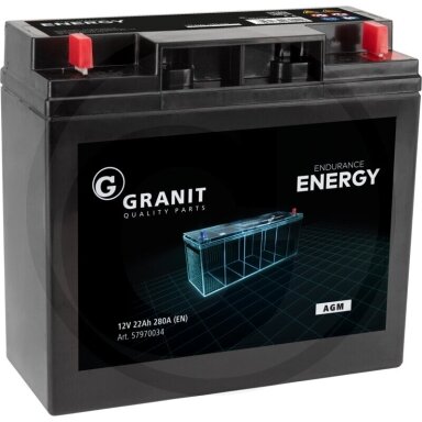 Battery 12V, 22,0 Ah (181x80x170) YUASA Battery 12V, 22,0 Ah (181x80x170) YUASA