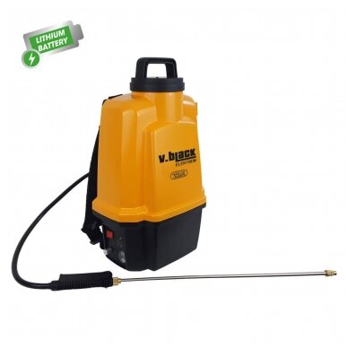 Battery-operated backpack sprayer VOLPI 12L