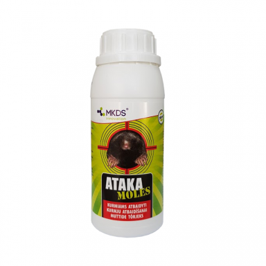 Ataka moles, mole repellent, 500 ml