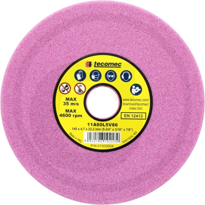 Diskas galandimo 145/4,7/22,2 raudonas 1