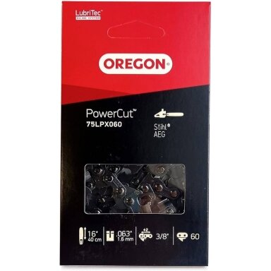 OREGON chain .3/8", 1.6 mm (right angle) OREGON chain .3/8", 1.6 mm (right angle)