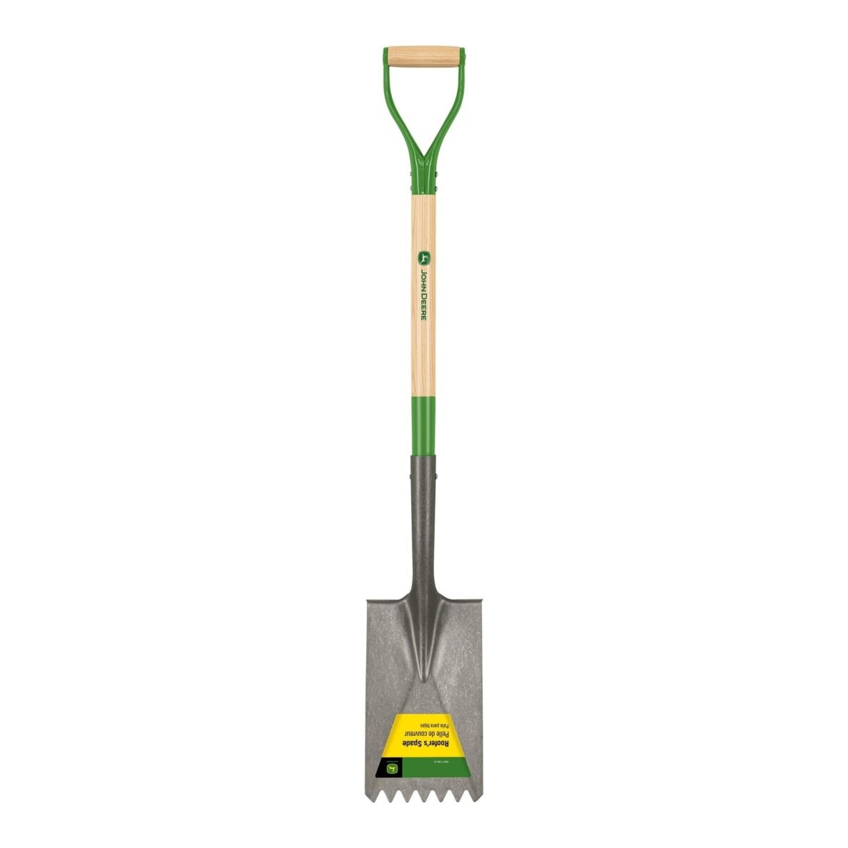 John Deere roofer´s spade with wooden shaft and D-grip handle, 107 cm John Deere roofer´s spade with wooden shaft and D-grip handle, 107 cm