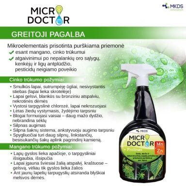 Microdoctor Mn/Zn, spraying measure with manganese and zinc , 1 L Microdoctor Mn/Zn, spraying measure with manganese and zinc , 1 L
