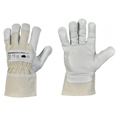 Leather gloves Bison Basic