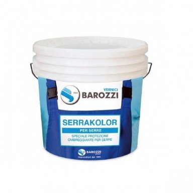 Temporary and shading protection for greenhouse cultivation 'SERRAKOLOR SPECIAL' 25KG Temporary and shading protection for greenhouse cultivation 'SERRAKOLOR SPECIAL' 25KG