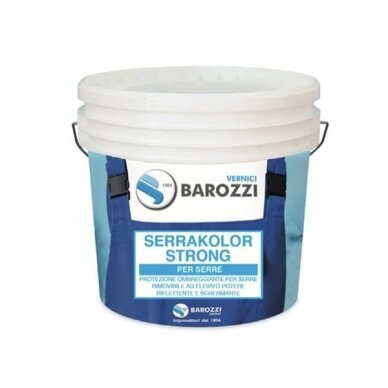 Shading removable product for greenhouses with high reflecting and shielding power 'SERRAKOLOR STRONG' 20KG Shading removable product for greenhouses with high reflecting and shielding power 'SERRAKOLOR STRONG' 20KG