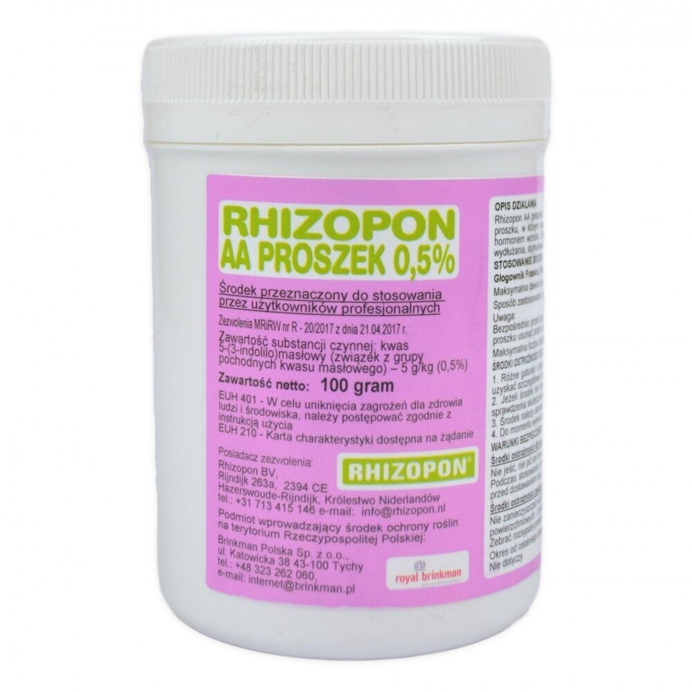 Stimulator Rhizopon Aa 0,5 % 100g Stimulator Rhizopon Aa 0,5 % 100g