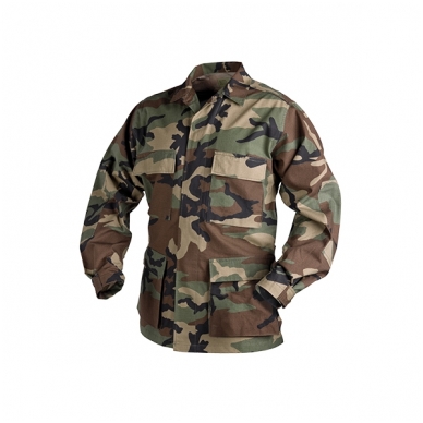 Jacket Helikon BDU Rip-stop woodland Jacket Helikon BDU Rip-stop woodland