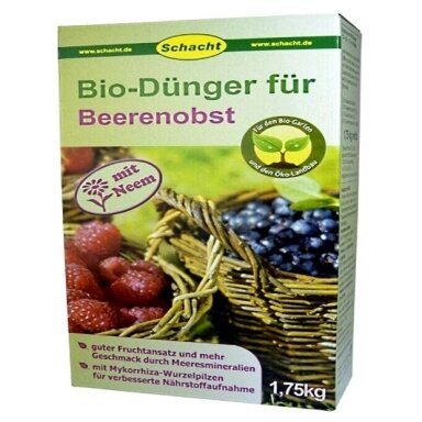 BIO Dünger für Beerenobst mit Mykorrhiza und Neem BIO Dünger für Beerenobst mit Mykorrhiza und Neem