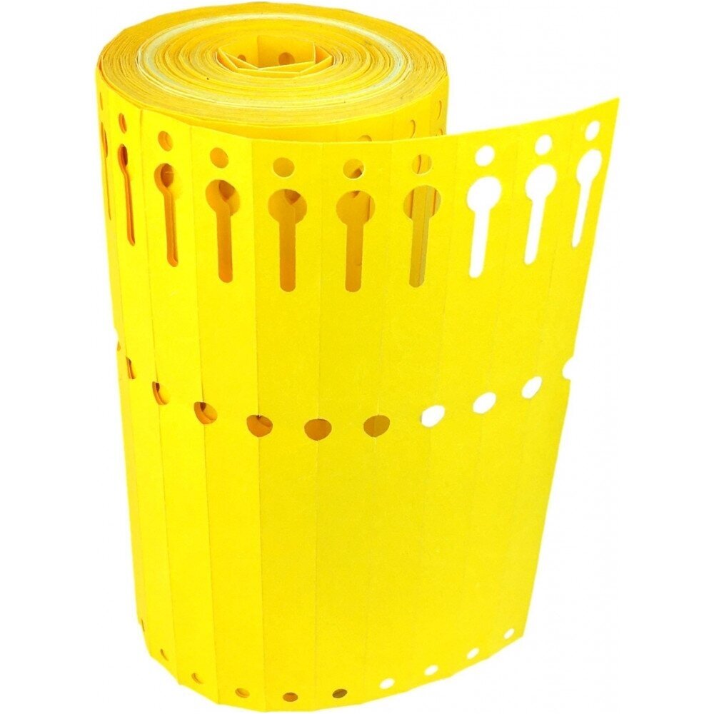 Marking strips 12,7x160mm in a roll 1000 pcs (yellow) Marking strips 12,7x160mm in a roll 1000 pcs (yellow)