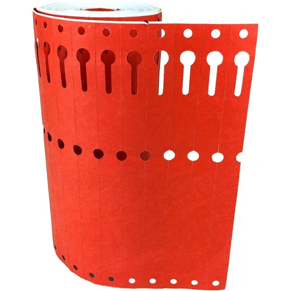 Marking strips 12,7x160mm in a roll 1000 pcs (red) Marking strips 12,7x160mm in a roll 1000 pcs (red)
