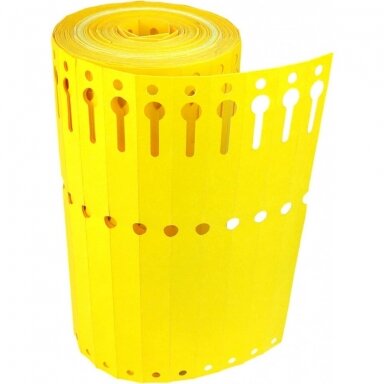 Marking strips 12,7x160mm in a roll 1000 pcs (yellow)