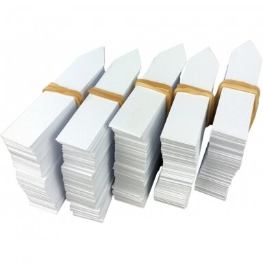 Marker plastic PVC 13x60mm 100 pcs. (white)