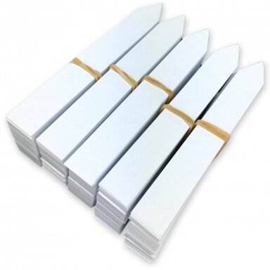 Marker plastic PVC 16x100mm 100 pcs. (white)