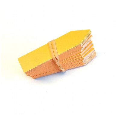 Marker plastic PVC 13x60mm 100 pcs. (orange)